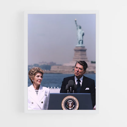 ap-ronald reagan-6 cadre Blanc