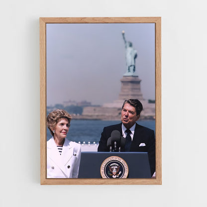ap-ronald reagan-6 cadre Bois clair
