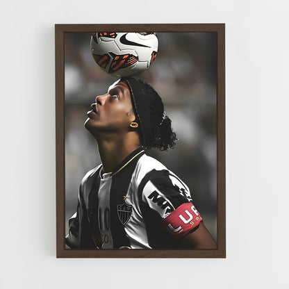 ap-ronaldinho-4 cadre Bois foncé