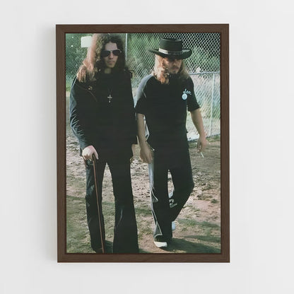 ap-ronnie van zant-3 cadre Bois foncé