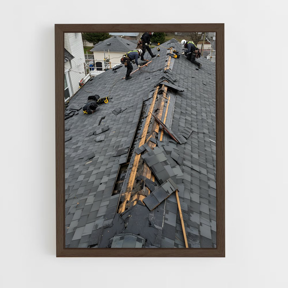 ap-roofer-7 cadre Bois foncé