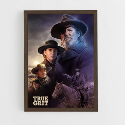 ap-rooster cogburn-3 cadre Bois foncé