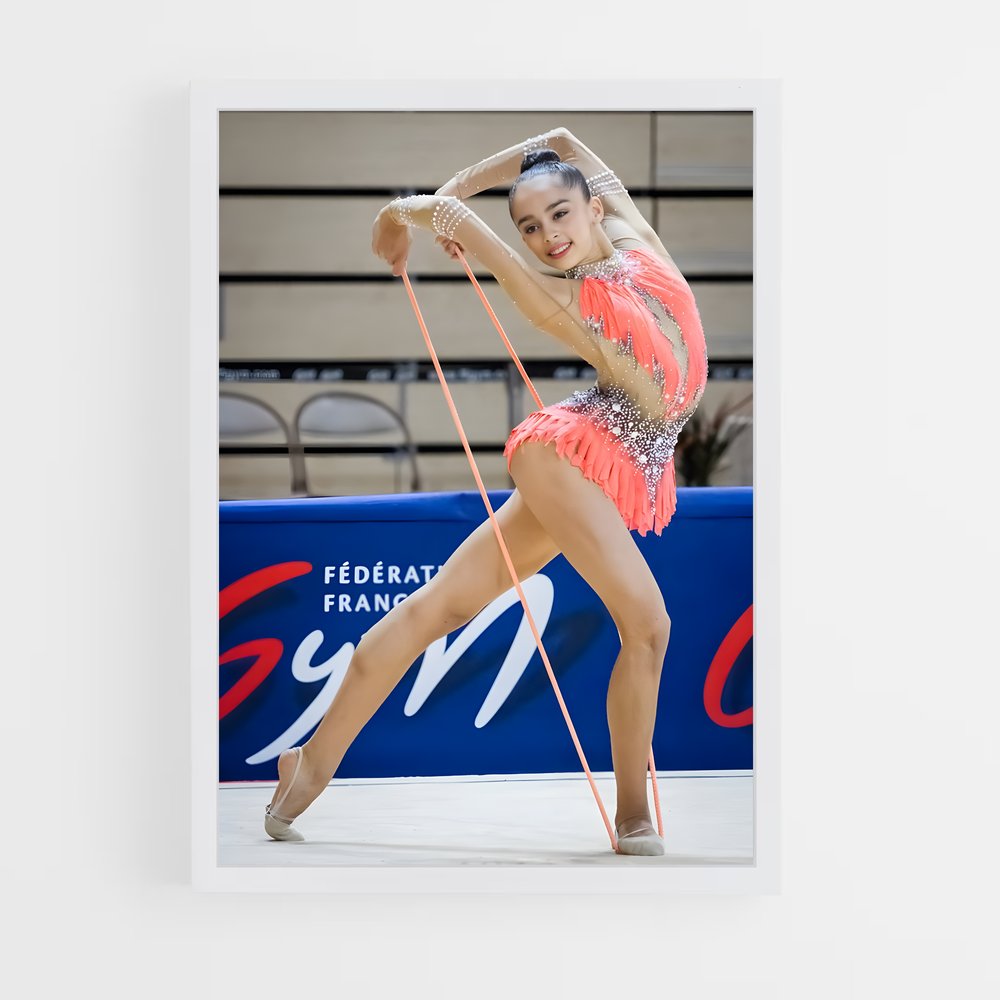 ap-rope rhythmic gymnastics-3 cadre Blanc