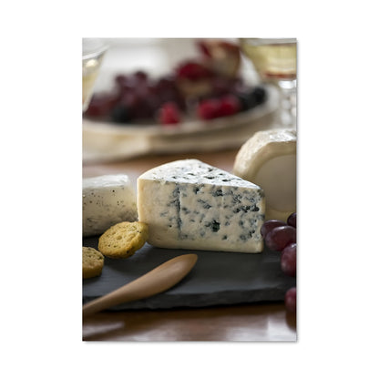 Poster Fromage et Raisins