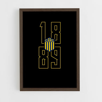 ap-rosario central-13 cadre Bois foncé