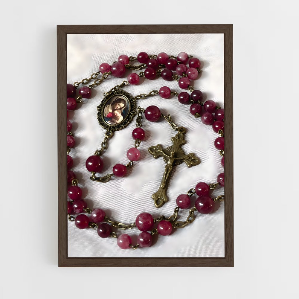 ap-rosary-2 cadre Bois foncé