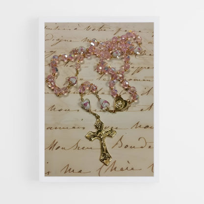 ap-rosary-4 cadre Blanc