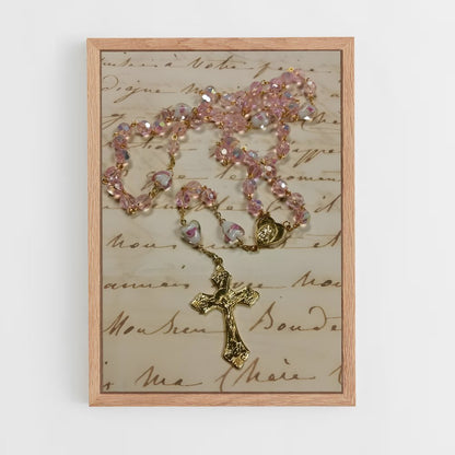 ap-rosary-4 cadre Bois clair