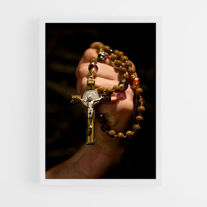 ap-rosary-5 cadre Blanc