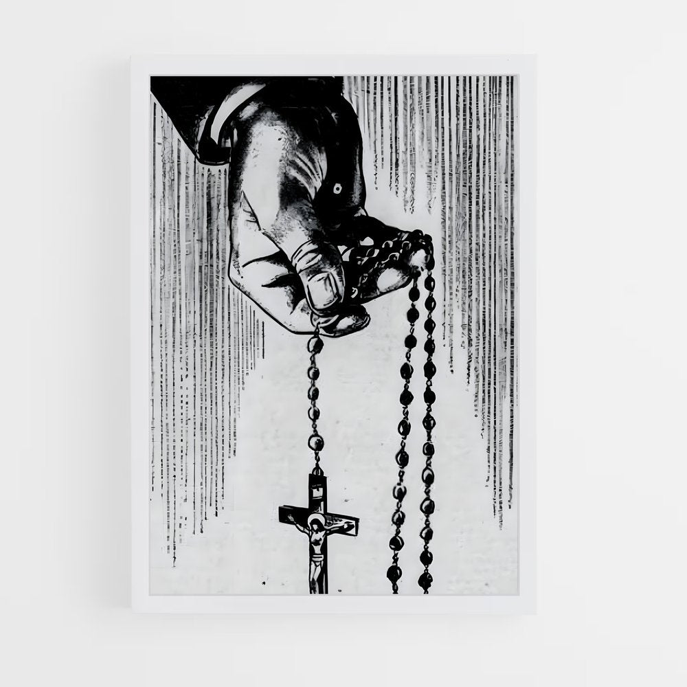 ap-rosary-6 cadre Blanc