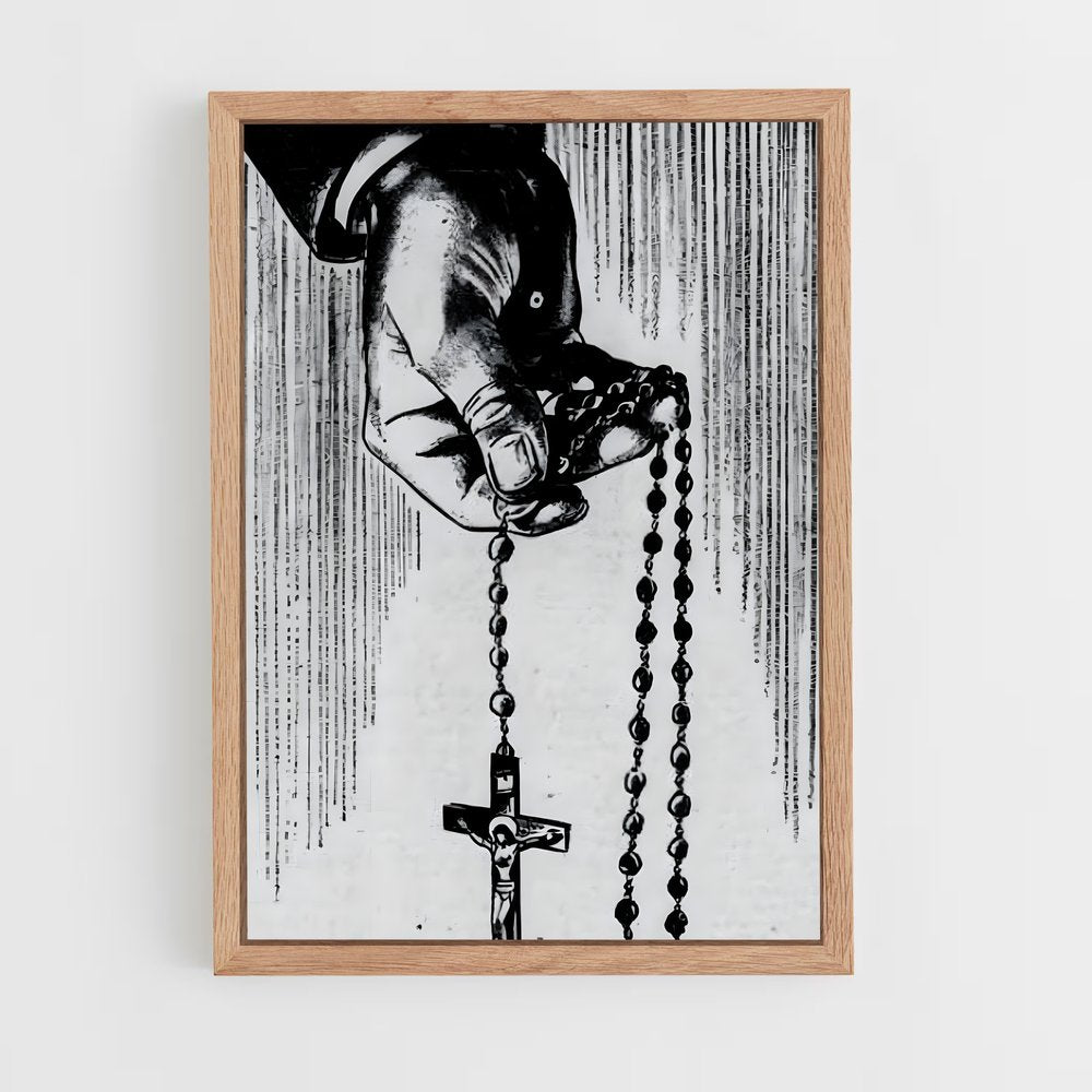 ap-rosary-6 cadre Bois clair