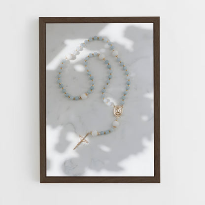 ap-rosary-7 cadre Bois foncé