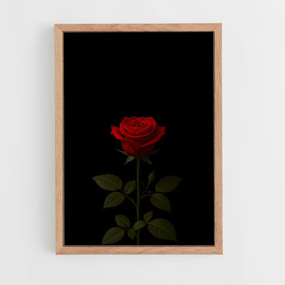 ap-rose-20 cadre Bois clair