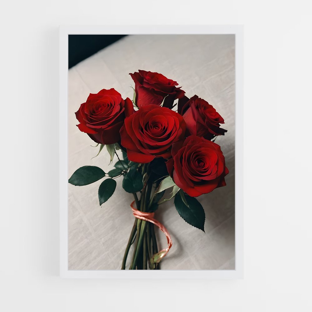 ap-rose-24 cadre Blanc