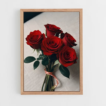 ap-rose-24 cadre Bois clair