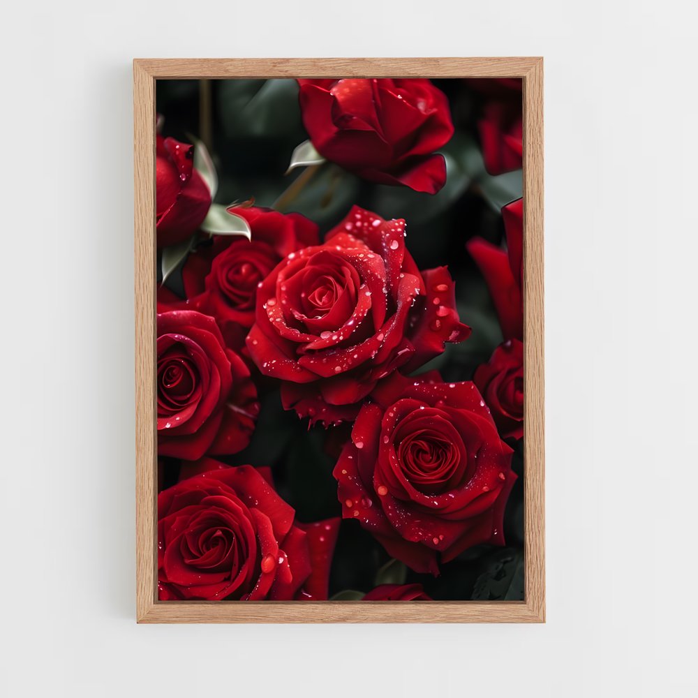 ap-rose-29 cadre Bois clair