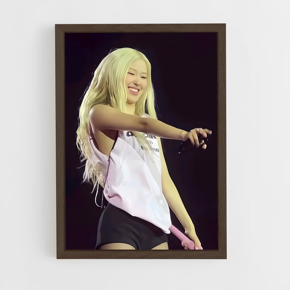 ap-rose-5 cadre Bois foncé