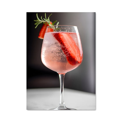 Poster Eau de Fraise