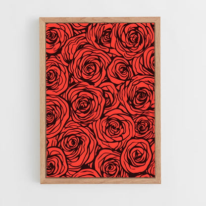 ap-rose patterns-1 cadre Bois clair