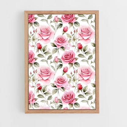ap-rose patterns-2 cadre Bois clair