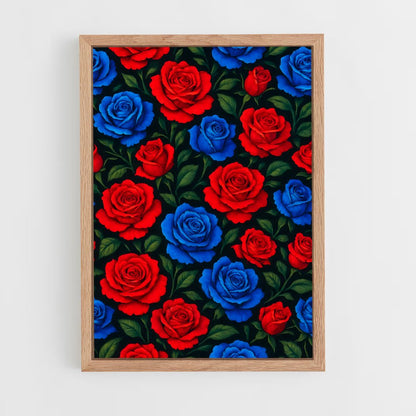ap-rose patterns-5 cadre Bois clair