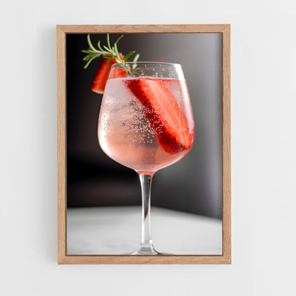ap-rose wine-2 cadre Bois clair