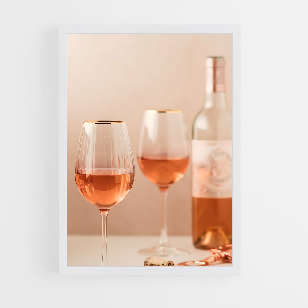 ap-rose wine-4 cadre Blanc