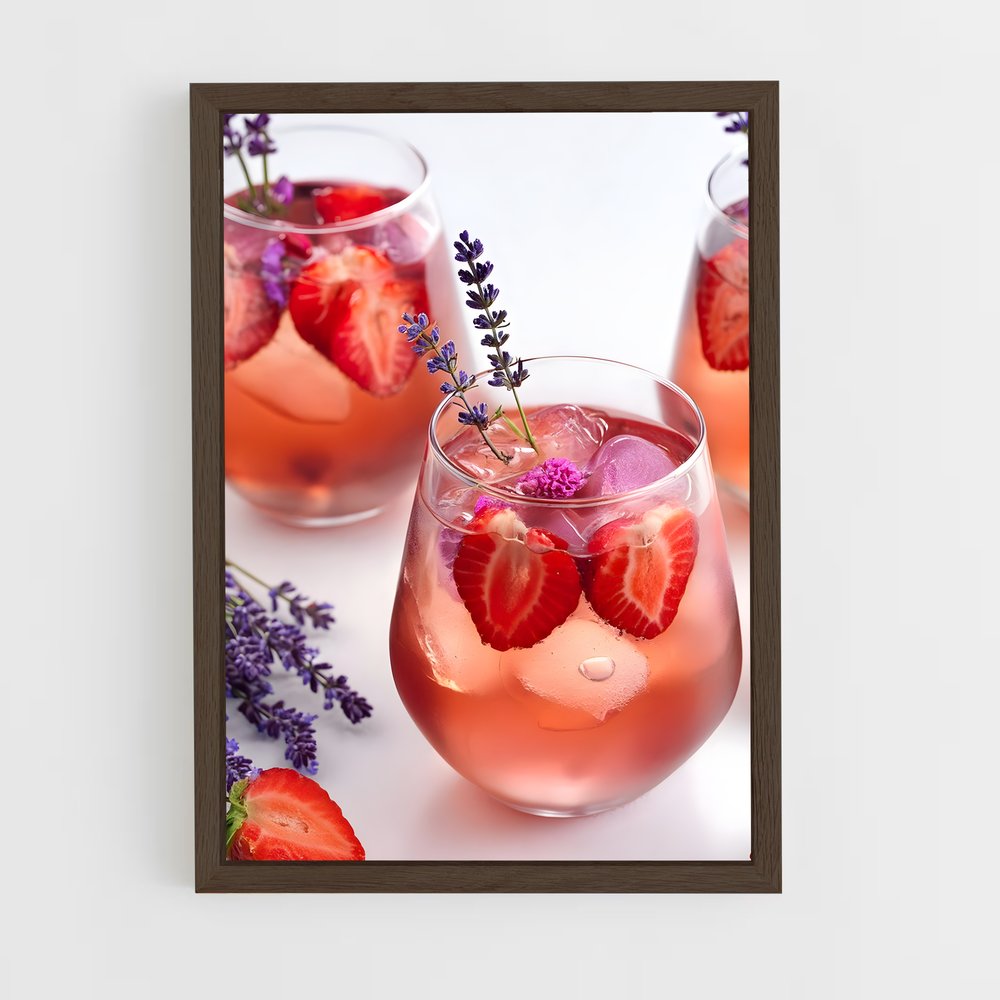 ap-rose wine-6 cadre Bois foncé