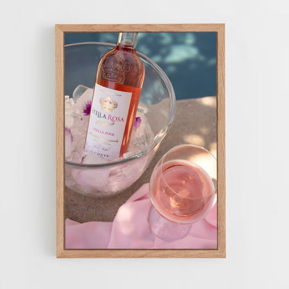 ap-rose wine-7 cadre Bois clair