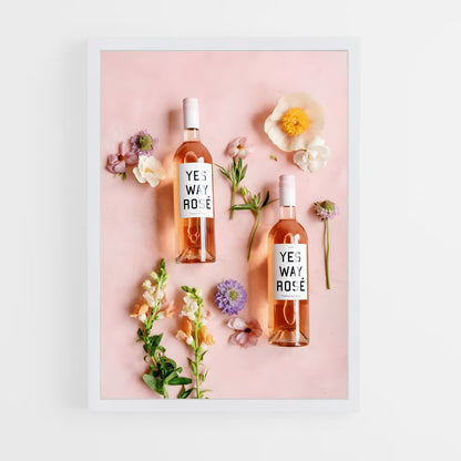 ap-rose wine-8 cadre Blanc