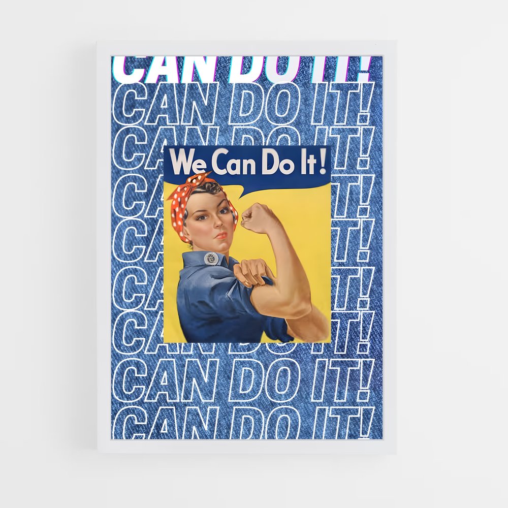 ap-rosie the riveter-2 cadre Blanc