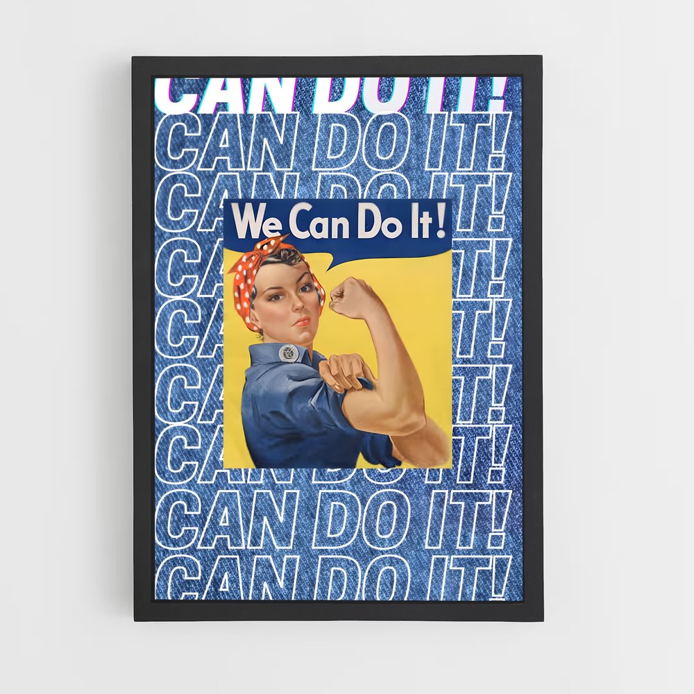 ap-rosie the riveter-2 cadre Noir