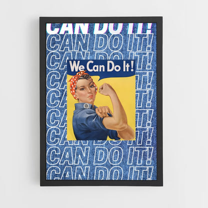 ap-rosie the riveter-2 cadre Noir