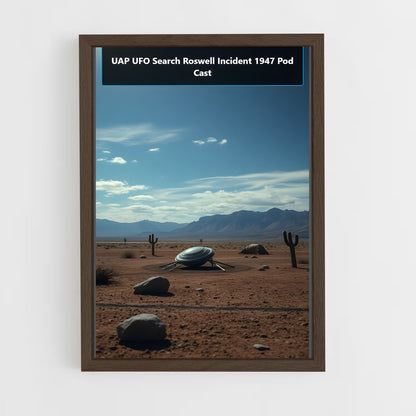 ap-roswell incident-1 cadre Bois foncé