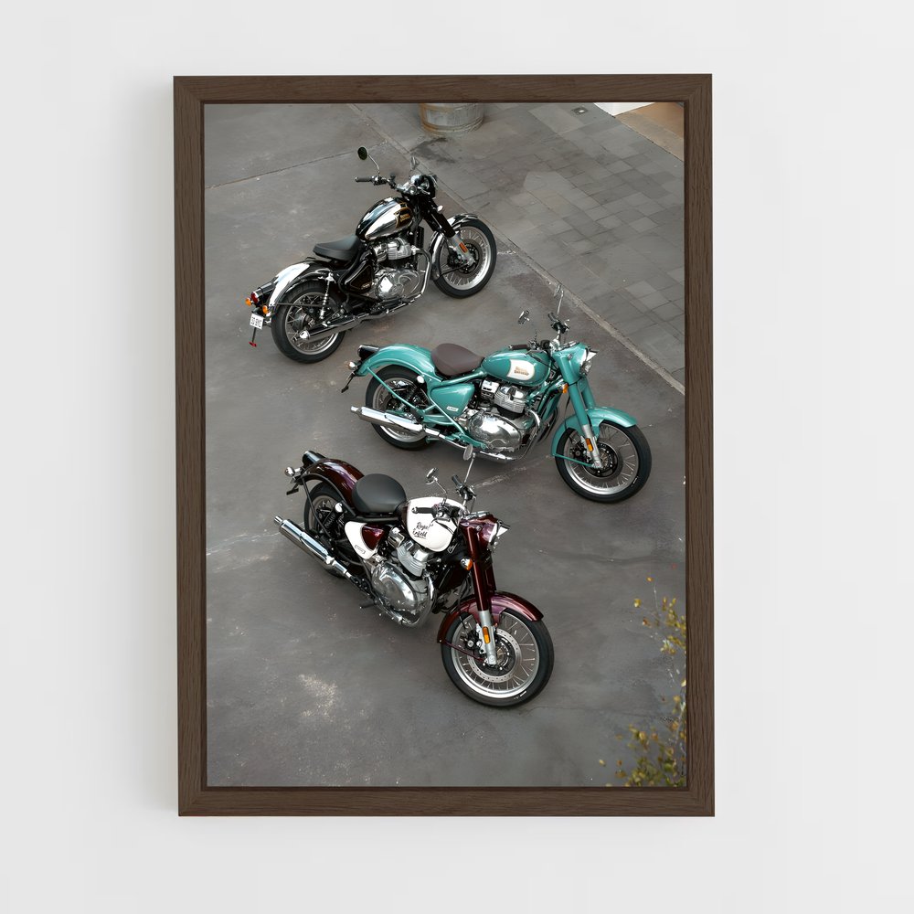 ap-royal enfield-7 cadre Bois foncé