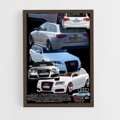 ap-rs6 c6-2 cadre Bois foncé