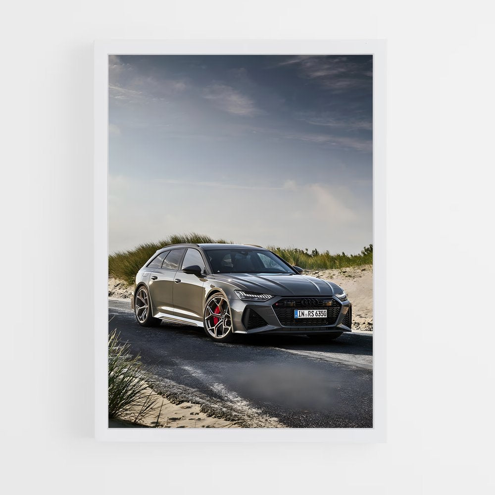 ap-rs6 c8 avant-3 cadre Blanc