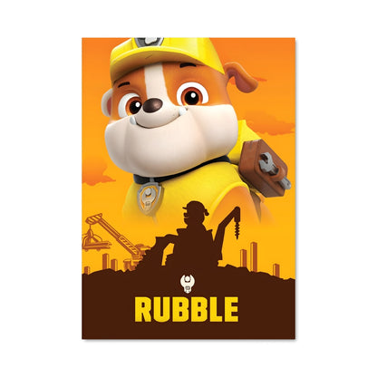 Poster Rubble à l'Action