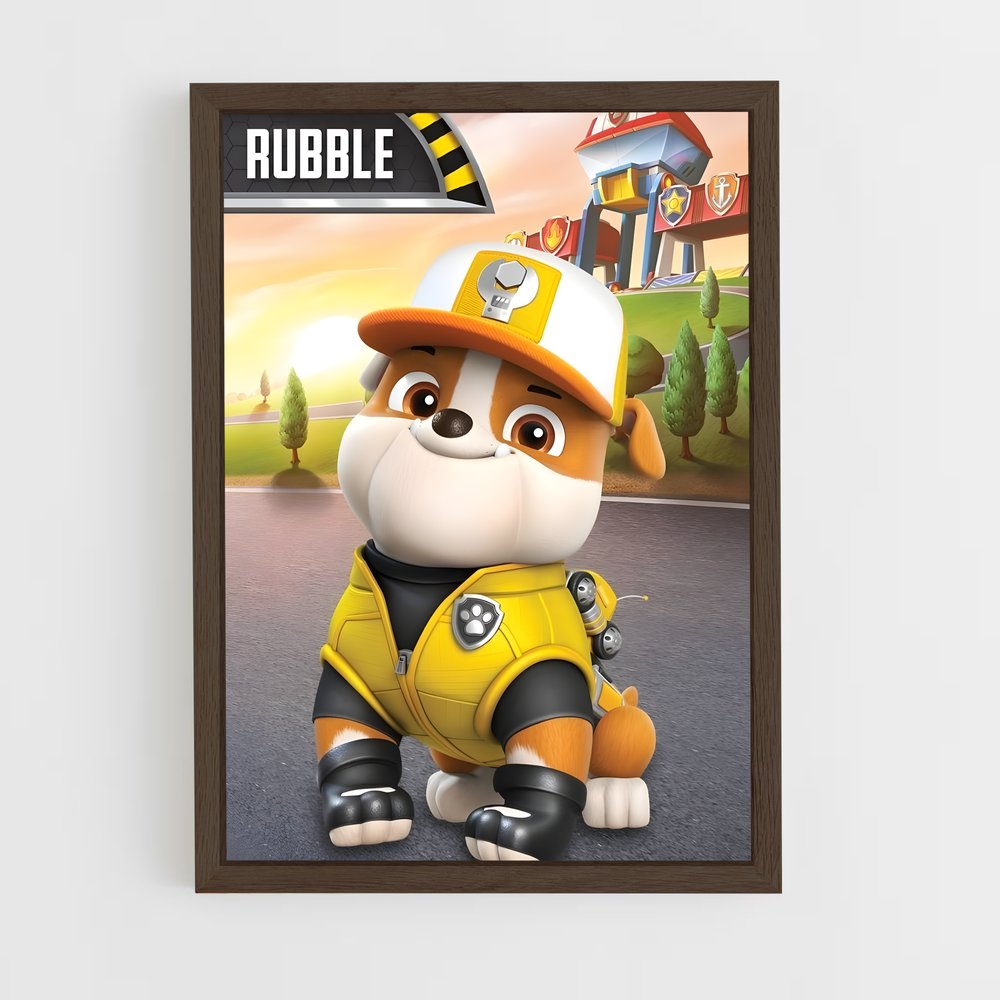 ap-rubble-3 cadre Bois foncé