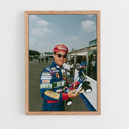 ap-rubens barrichello-5 cadre Bois clair