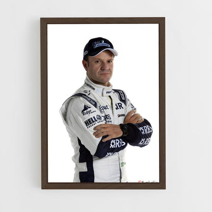 ap-rubens barrichello-6 cadre Bois foncé