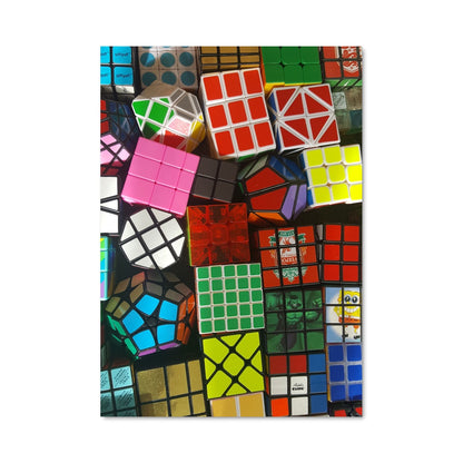 Poster Cube Coloré