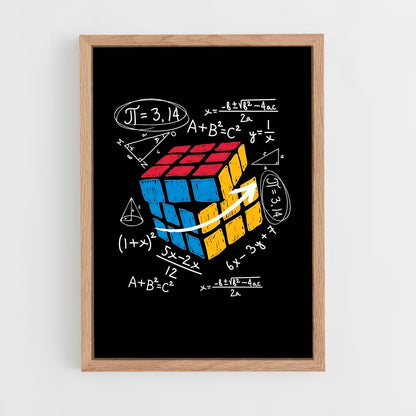 ap-rubiks cube-1 cadre Bois clair