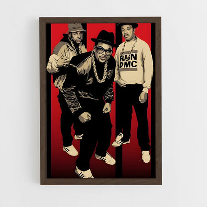 ap-run dmc-3 cadre Bois foncé