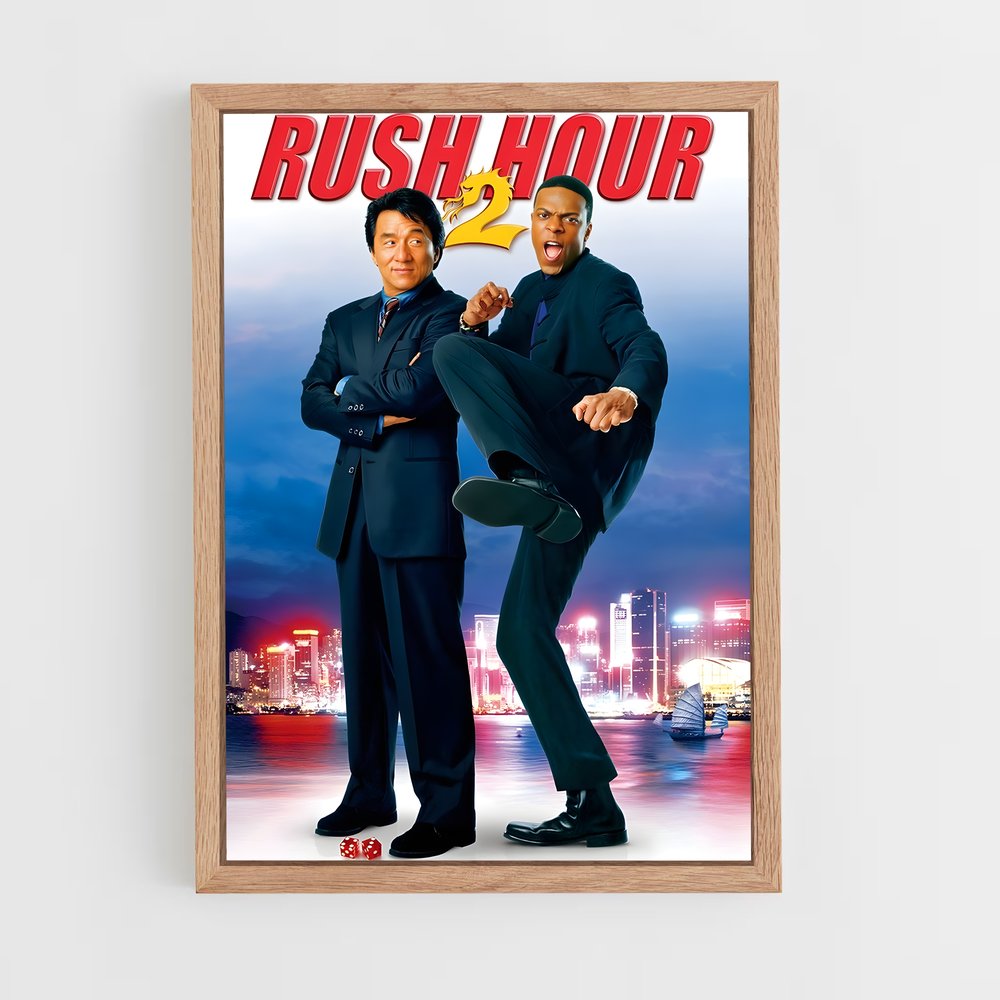 ap-rush hour-2 cadre Bois clair