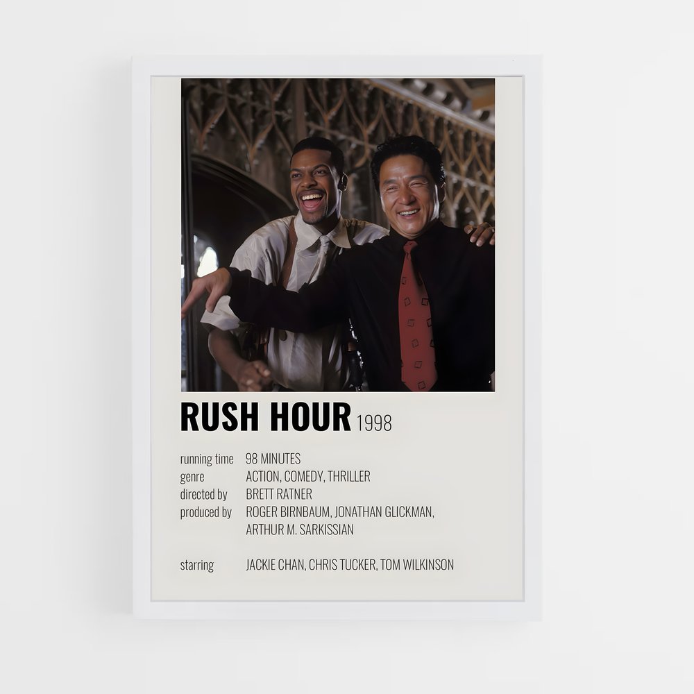 ap-rush hour-7 cadre Blanc