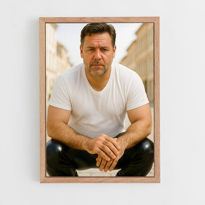 ap-russell crowe-7 cadre Bois clair