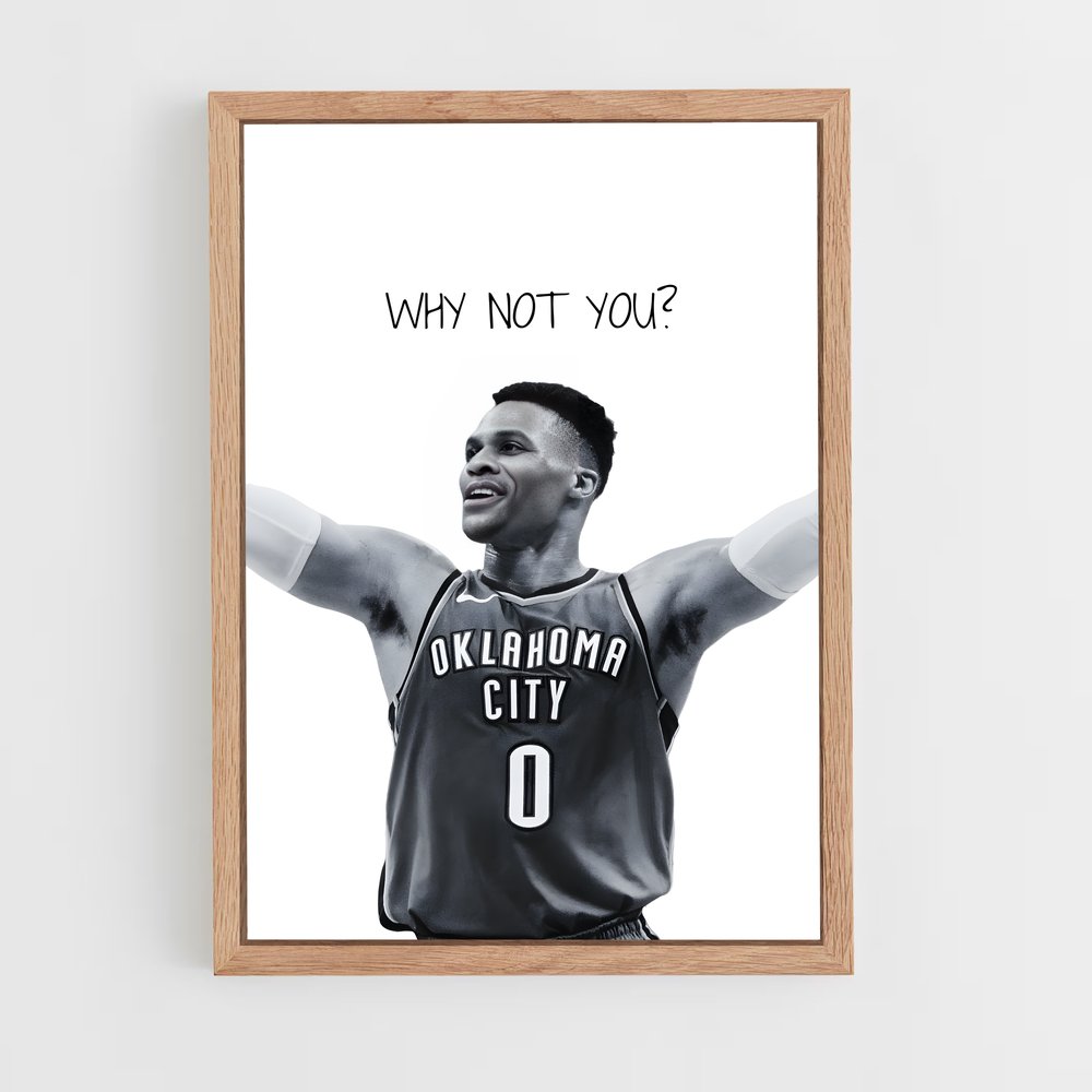 ap-russell westbrook-2 cadre Bois clair