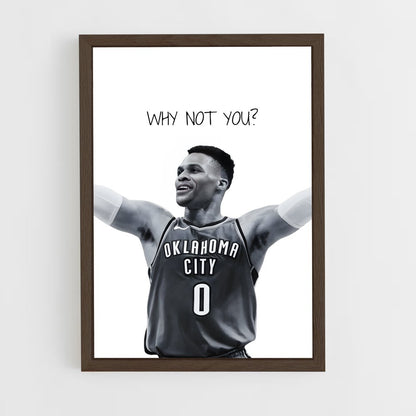 ap-russell westbrook-2 cadre Bois foncé