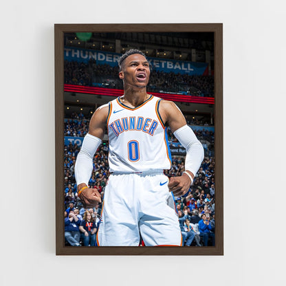 ap-russell westbrook-3 cadre Bois foncé